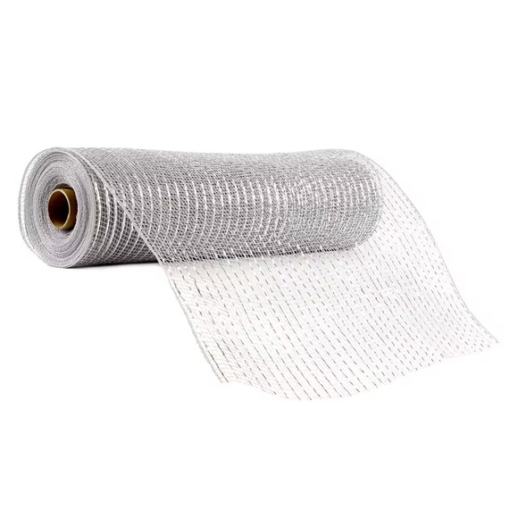 Celebrate It Other - New in plastic Celebrate It silver decorating mesh 12 inches by 35 feet
